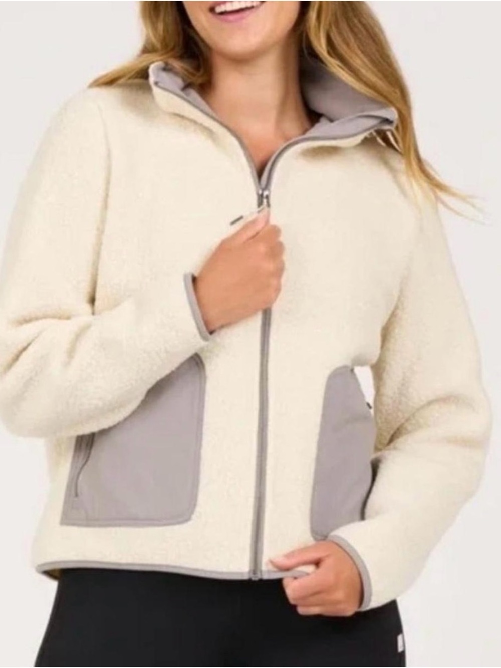 Vuori Alpine Two-Toned Fleece Jacket